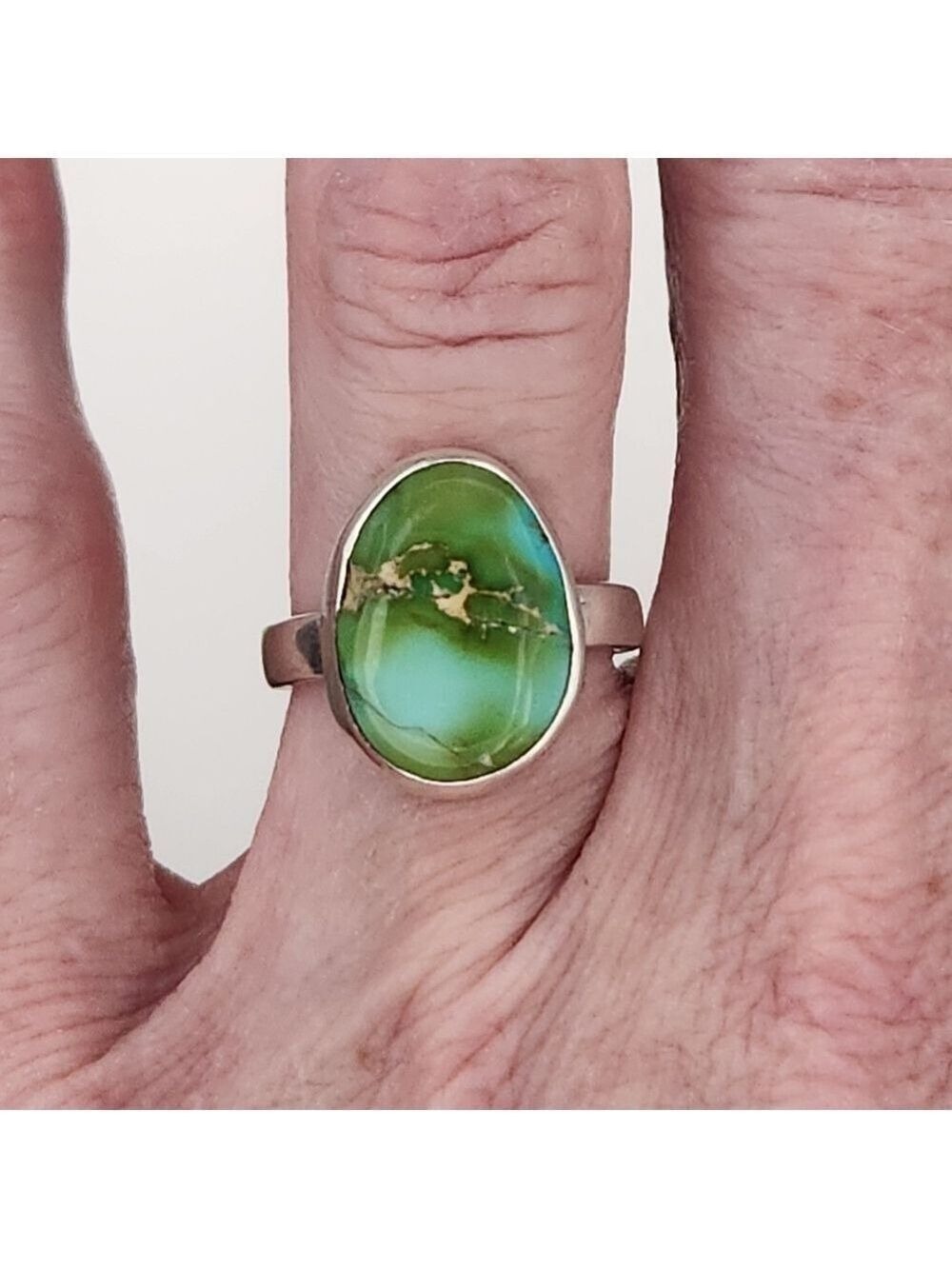 Sonoran Gold Turquoise Sterling Silver Ring
